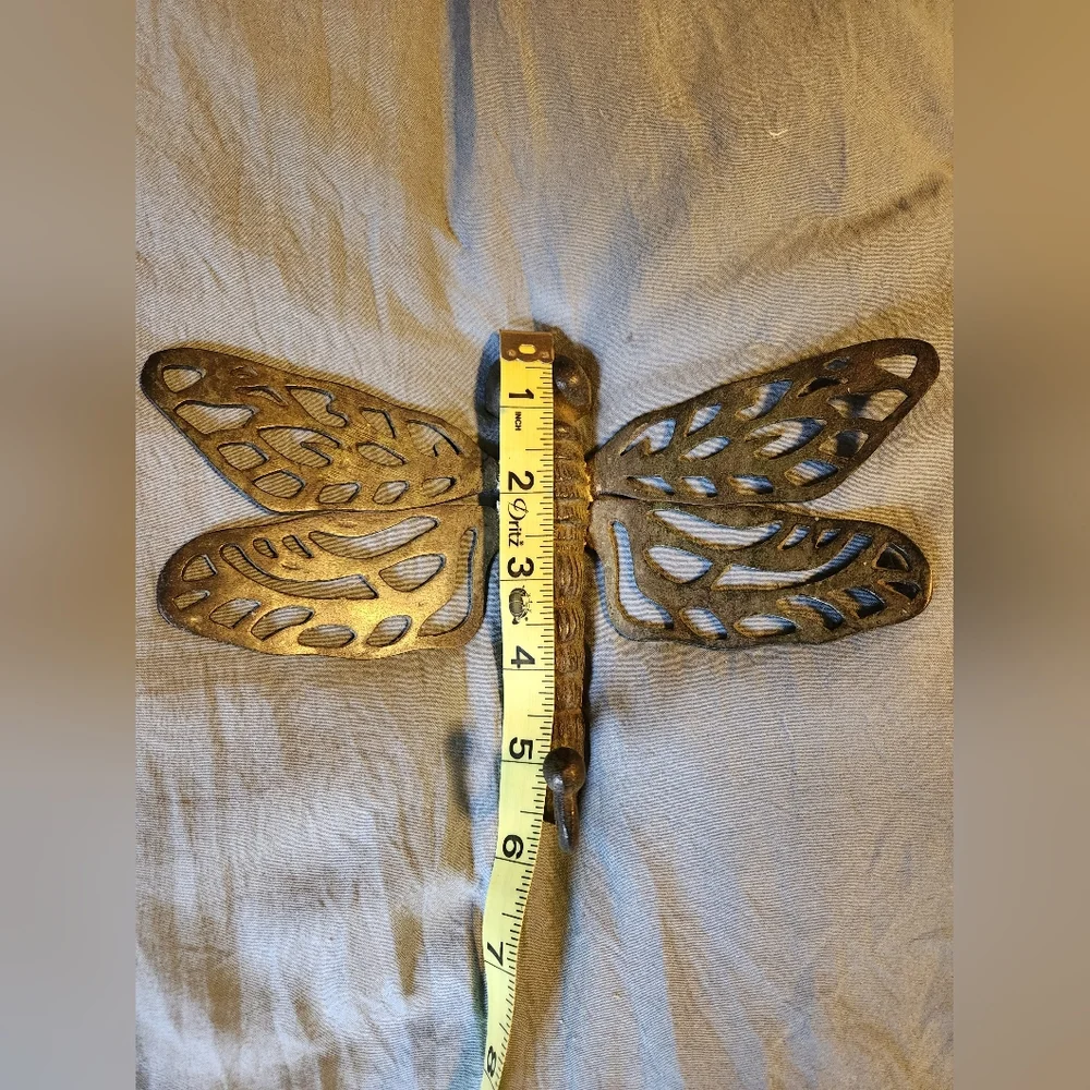 3 Decorative wall hooks 2 Dragonflys and Birds